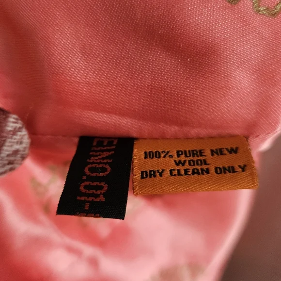 Anthropologie Moksha pink embroidered tapestry long wool jacket coat XLarge - Picture 2 of 9